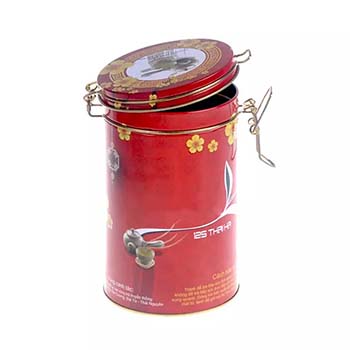 Tea tin can packaging