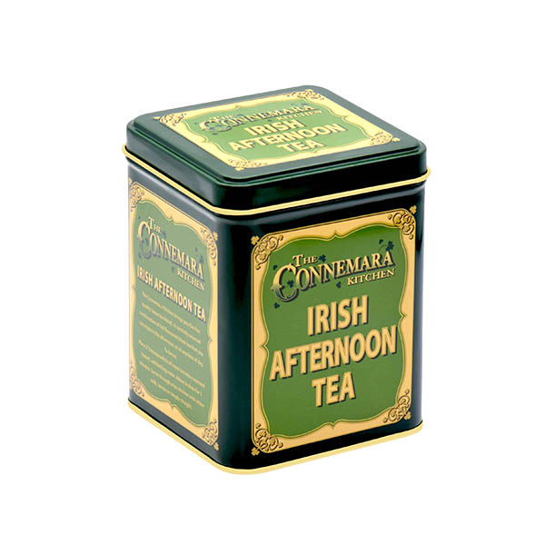 Tea tin box with lid