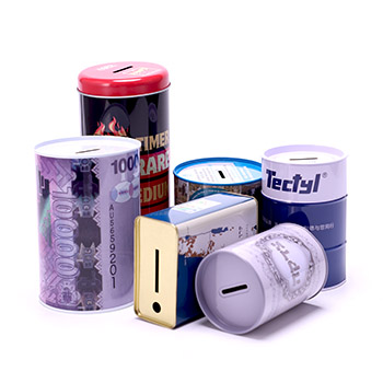 Custom printed tin cans