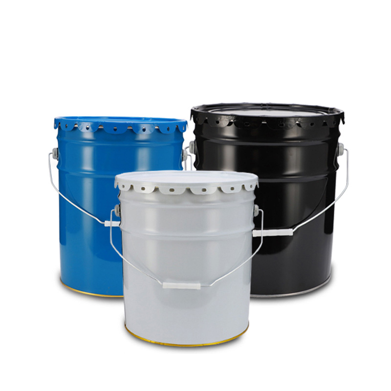 Metal chemical paint bucket