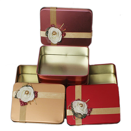Custom designs gift tin packaging