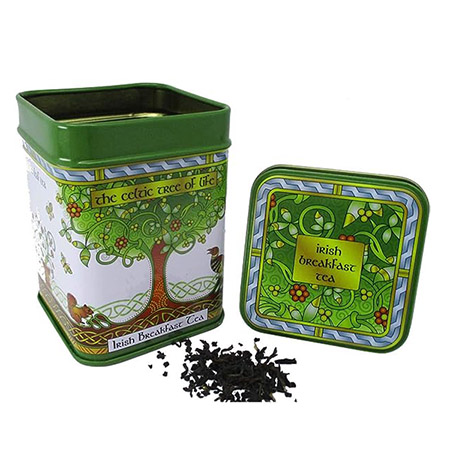 Personalized tea tin boxes
