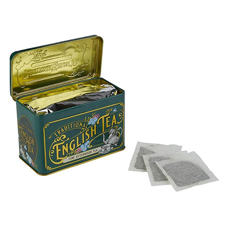 Tea tin can packaging