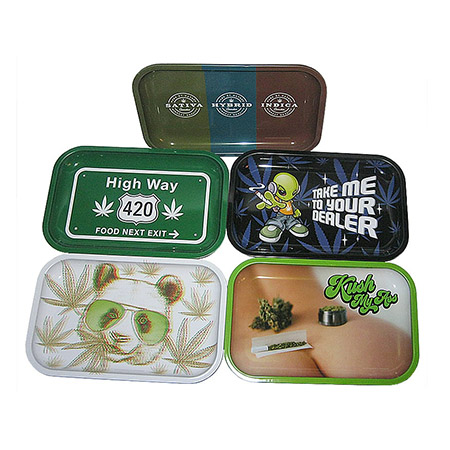 Metal rolling trays wholesale