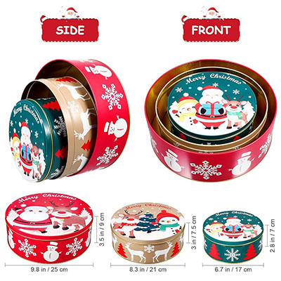 Custom design cookie tin box