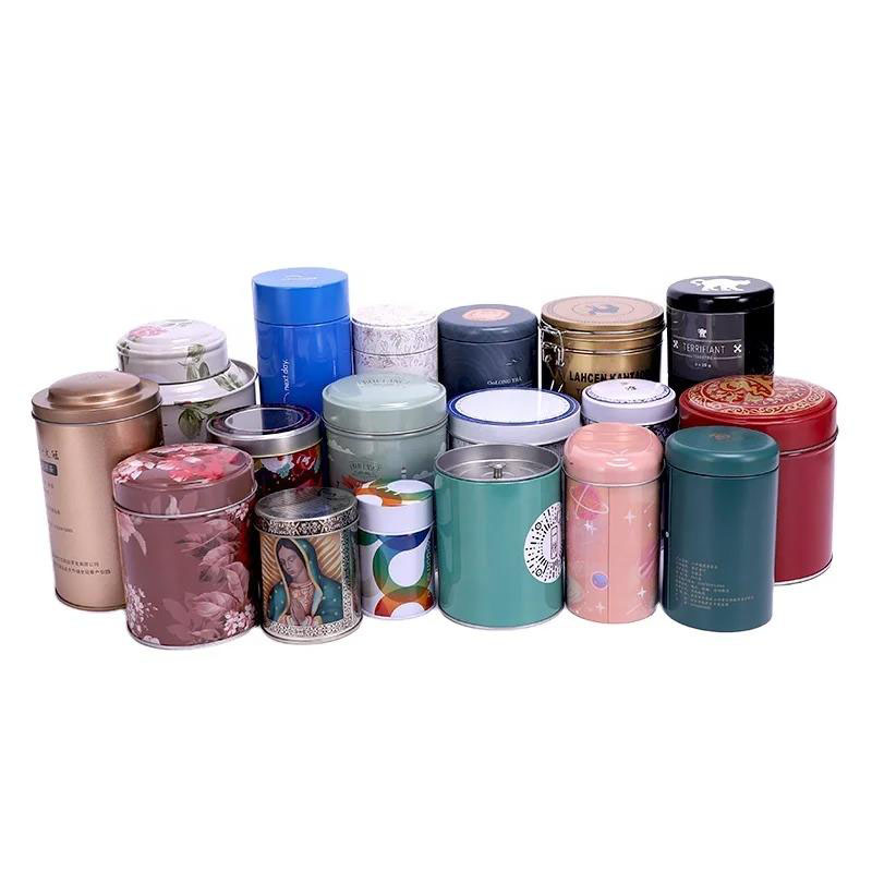 Custom tea tin can wholesale