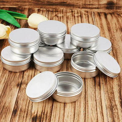 Cosmetic tin jar wholesale