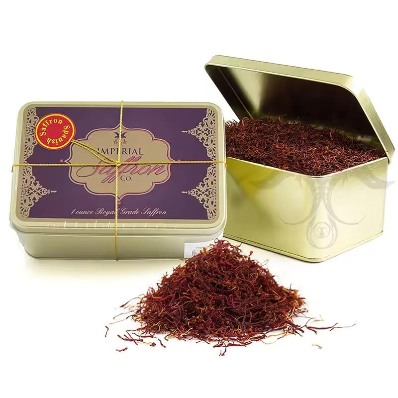 Saffron tin box wholesale
