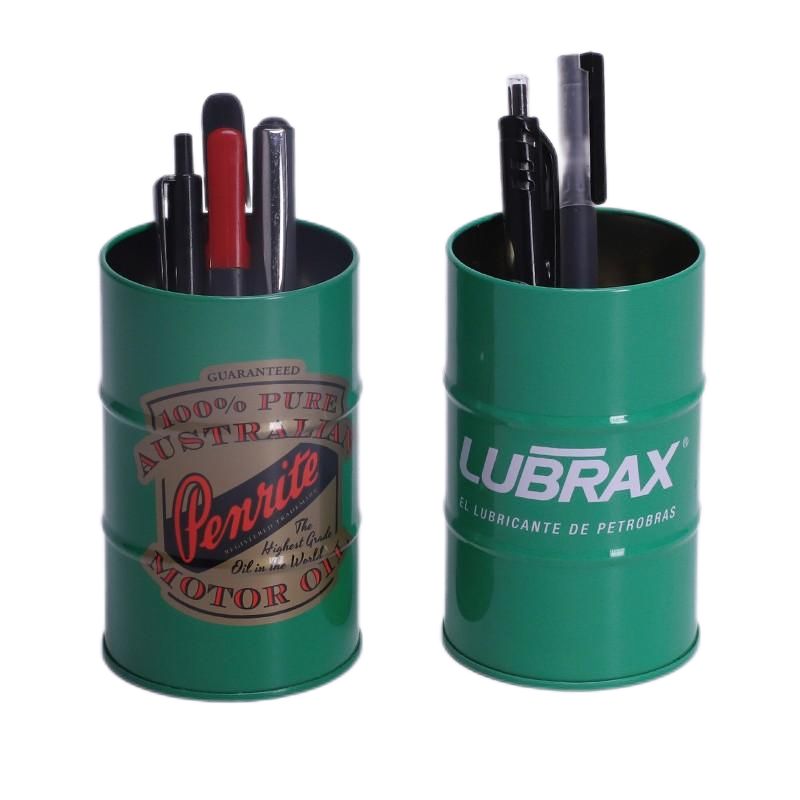 oil drum tin pencil holder factory