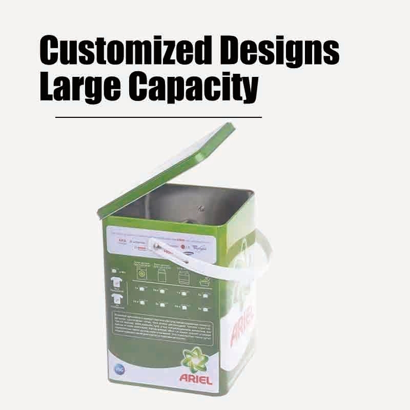 Laundry Detergent Tin Box