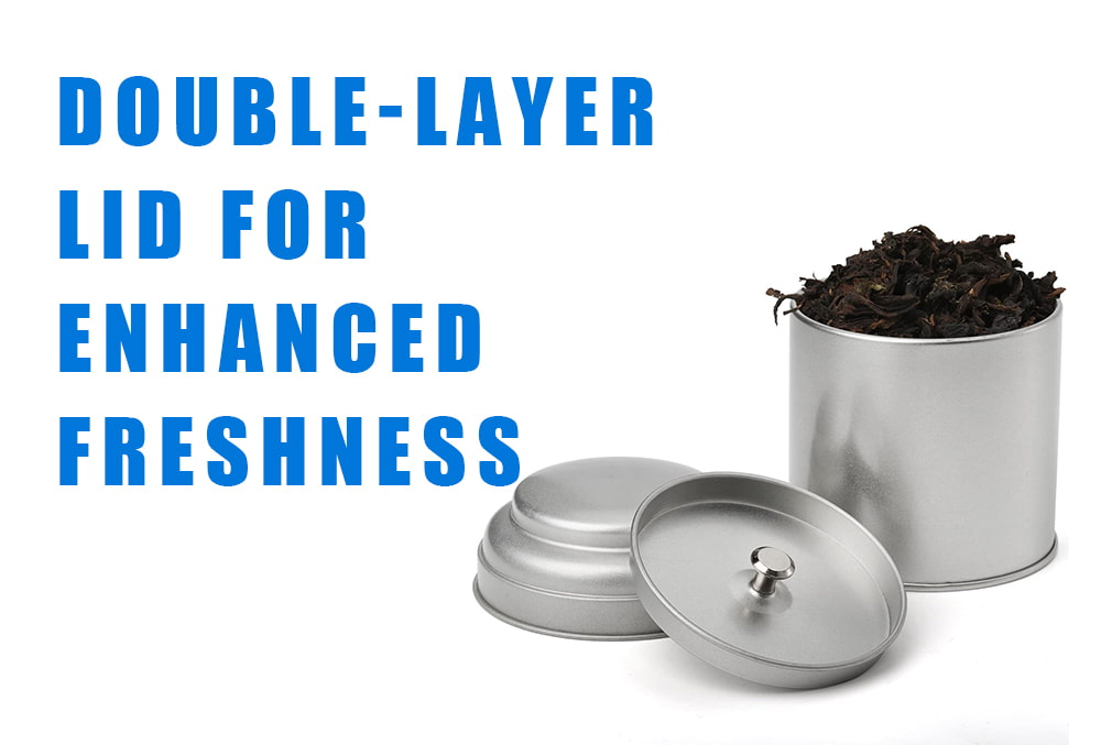 round tea tin