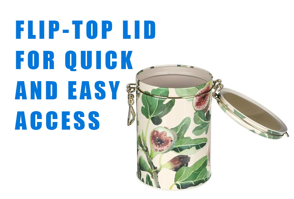 red tea tin