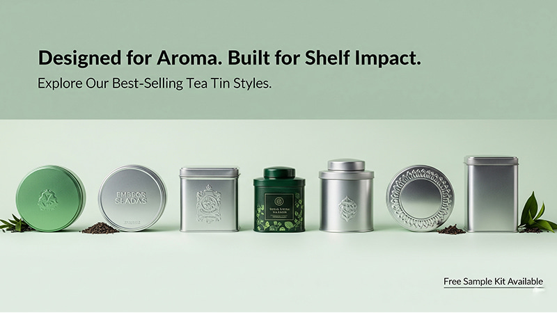 tea tin cans wholesale