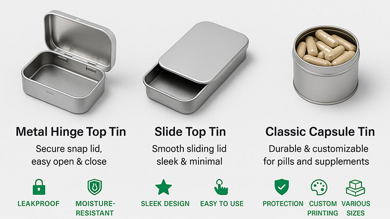 Capsule tins