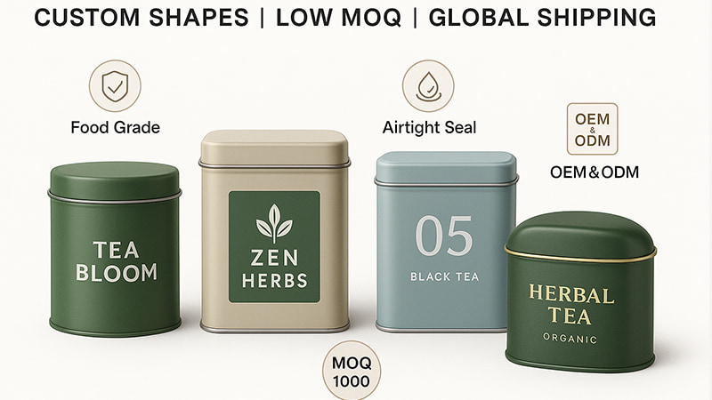 wholesale tea tins