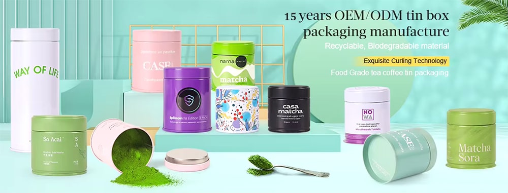 custom matcha tin