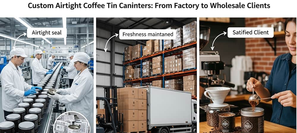coffee tin cans