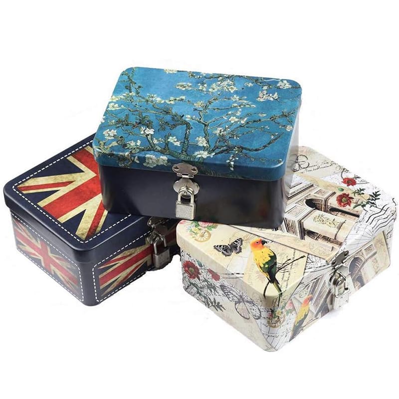metal jewelry storage box