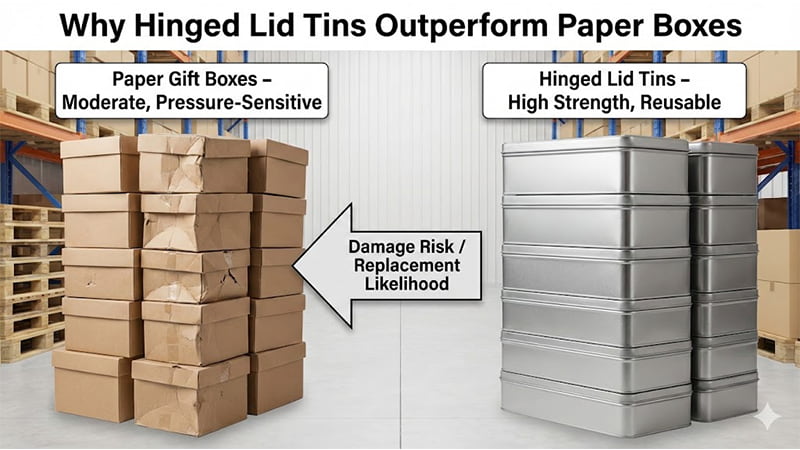 tin box with hinged lid suppliers