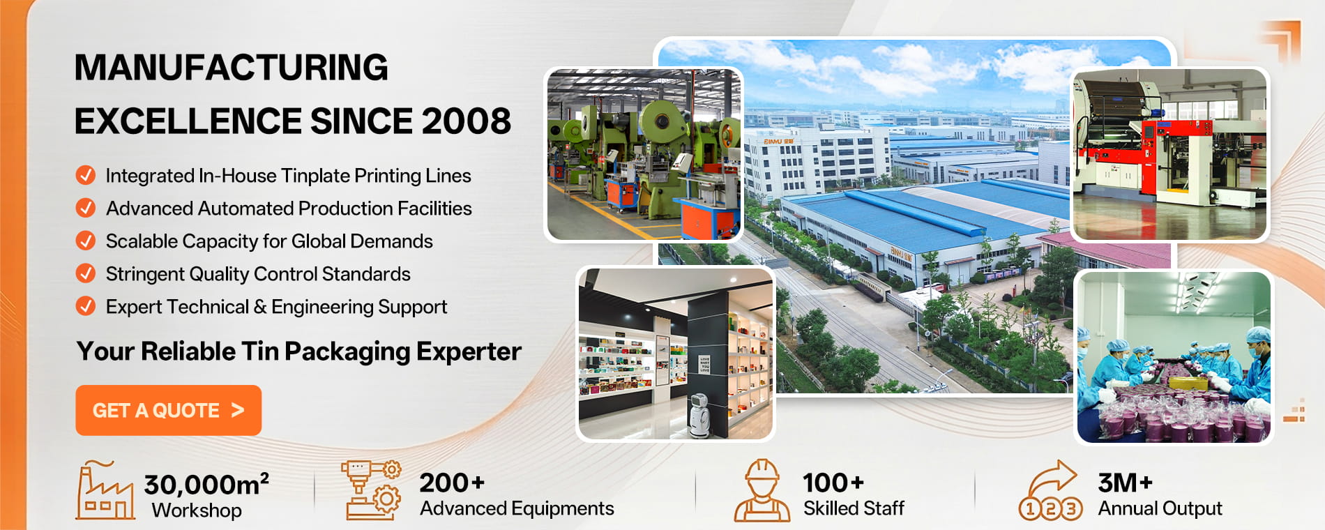 Proveedores de Cajas de hojalata al por mayor