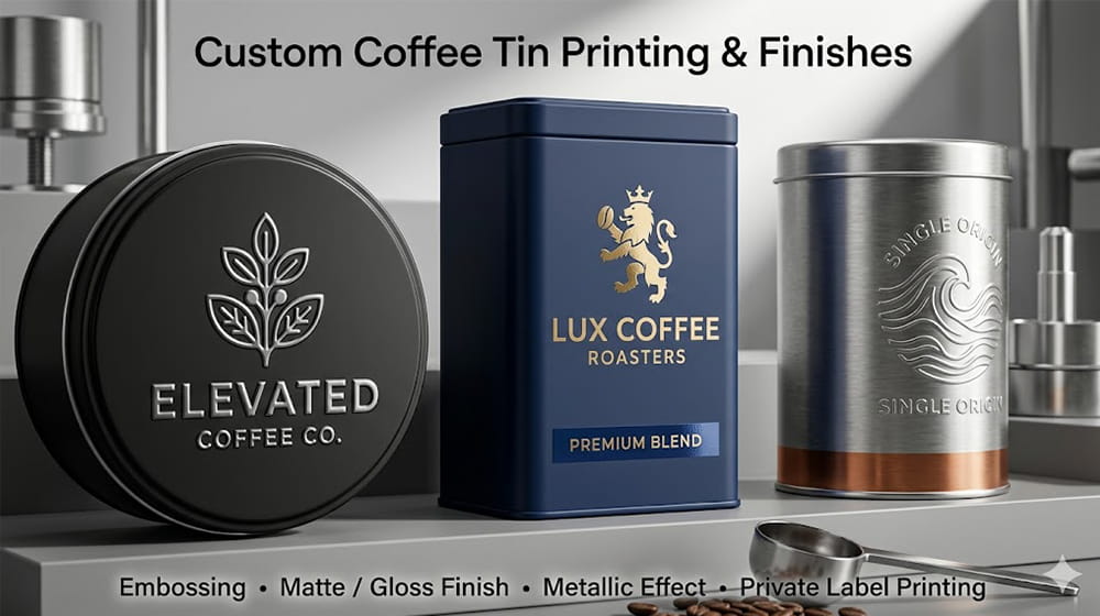 Custom Coffee Tin Printing