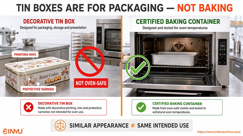 tin boxes are for packaging not baking tin boxes are for packaging not baking