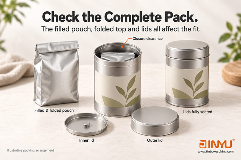 Check the Space Inside the Complete Pack Check the Space Inside the Complete Pack