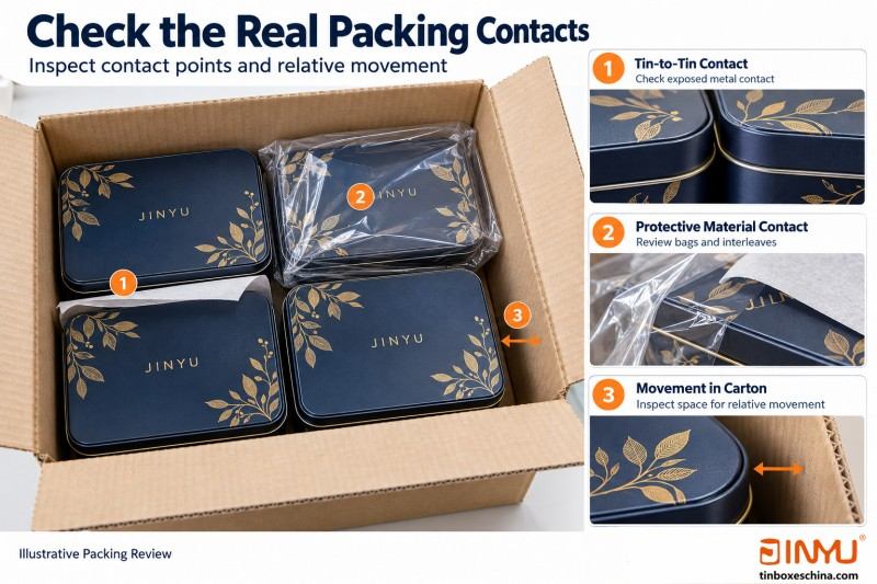 Check the Real Packing Contacts