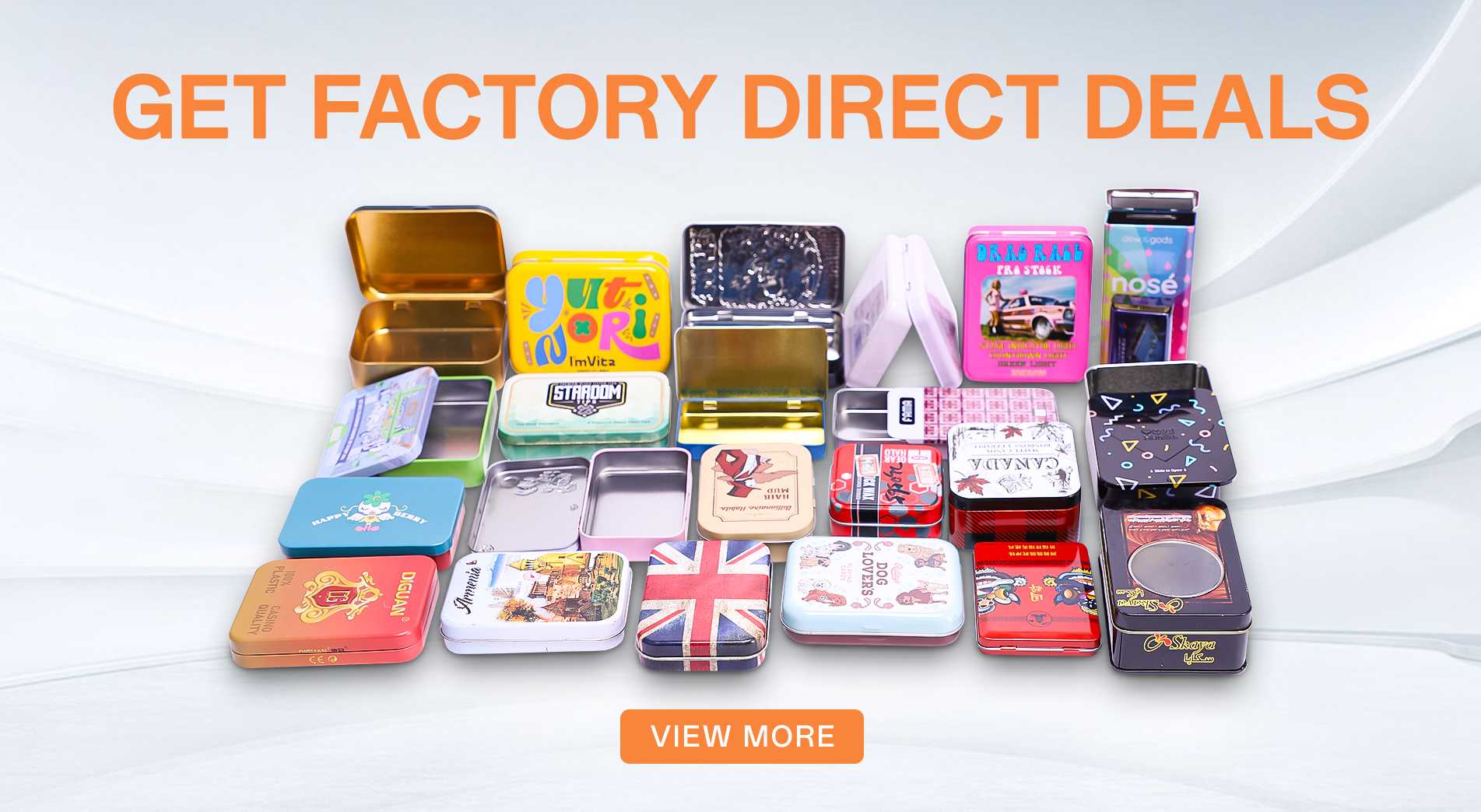Custom tobacco tins manufacturer